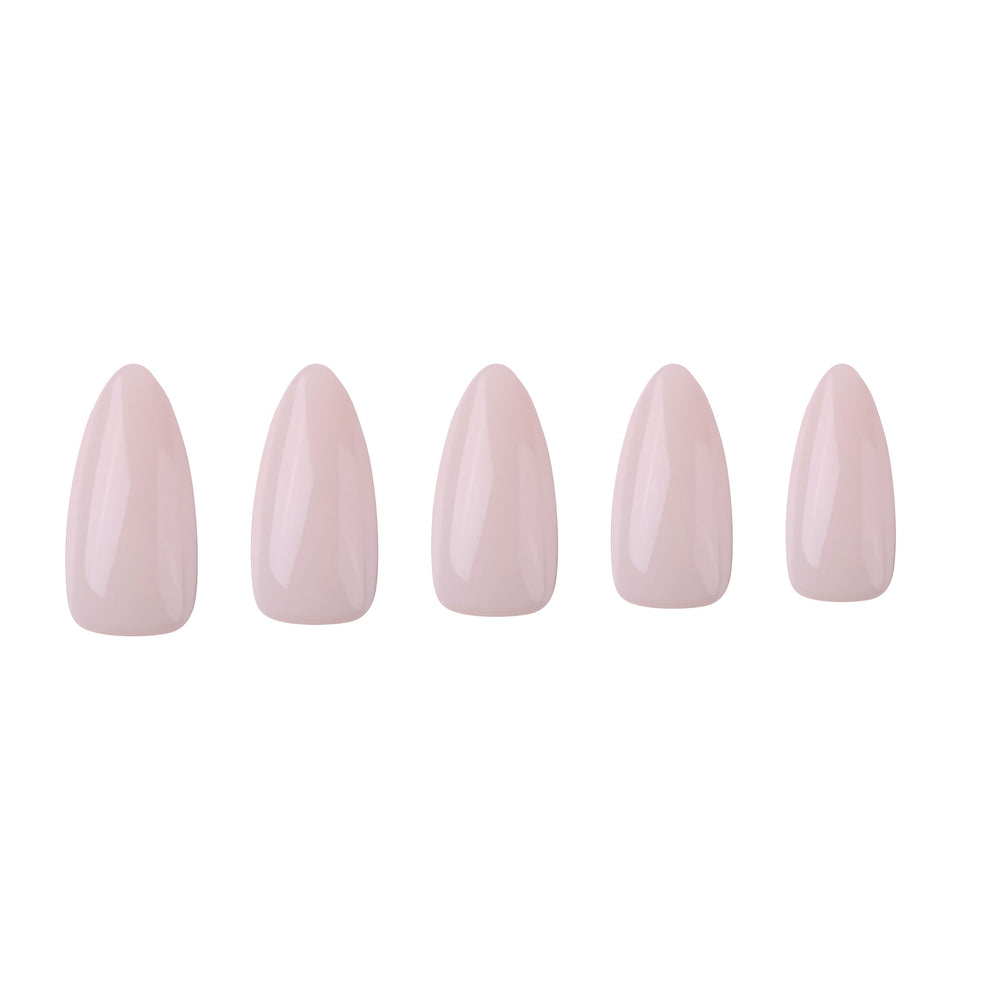 Milk Press On Nails - Medium Almond