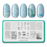 Misty Mornings (M575) - Nail Stamping Plate
