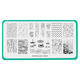 Misty Mornings (M575) - Nail Stamping Plate