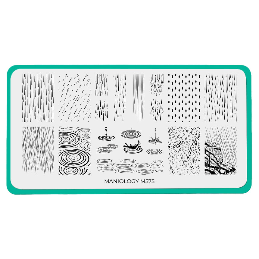 Misty Mornings (M575) - Nail Stamping Plate