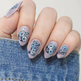 Morning Glory (M666) - Nail Stamping Plate