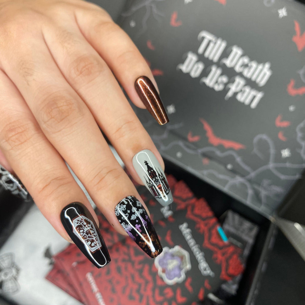 Mourning Mist (M516) - Nail Stamping Plate