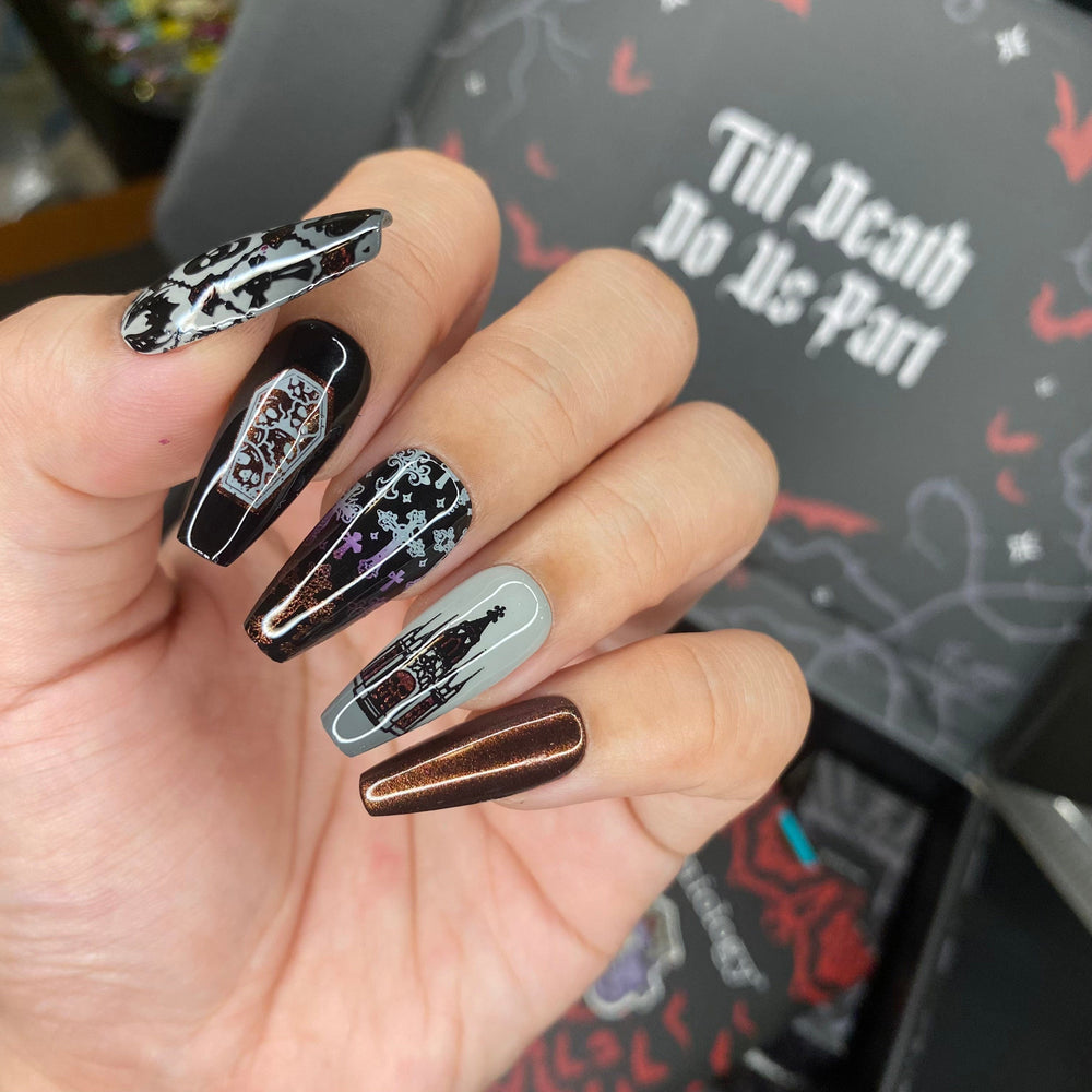 Mourning Mist (M516) - Nail Stamping Plate