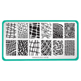 Glass Art (M718) - Nail Stamping Plate