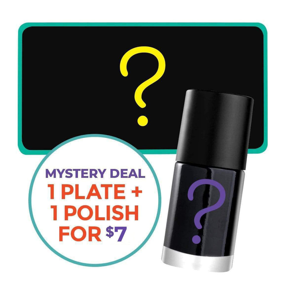 Mystery Deal 1 Stamping Plate & 1 Stamping Polish (Limit 1 Per Order)