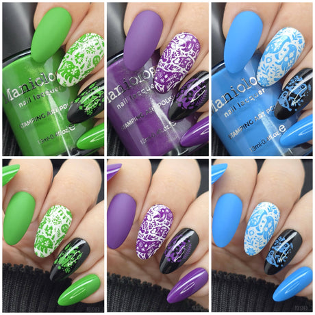 Northern Gleam: 3-Piece Pearl Cream Stamping Polish Set