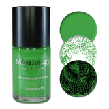 Northern Gleam: Evergleam (B565) - Green Pearl Cream Stamping Polish