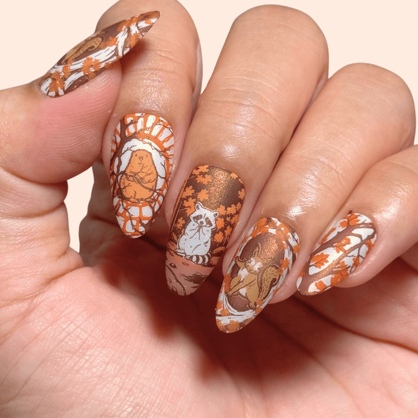 Northern Pals (M747) - Nail Stamping Plate