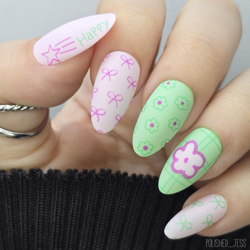 Notebook Scribbles (M626) - Nail Stamping Plate