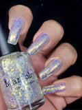 Ocean Crush: 3-Piece Flakie Iridescent Toppers Summer 2023 Nail Polish Set