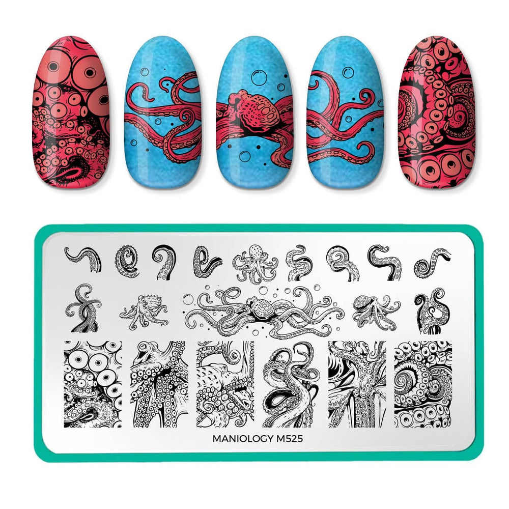 OctoScape (M525) - Nail Stamping Plate