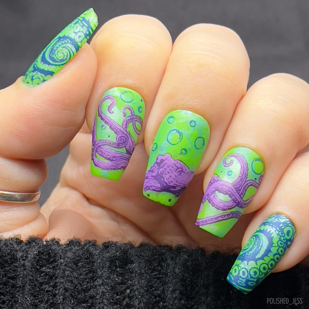 OctoScape (M525) - Nail Stamping Plate