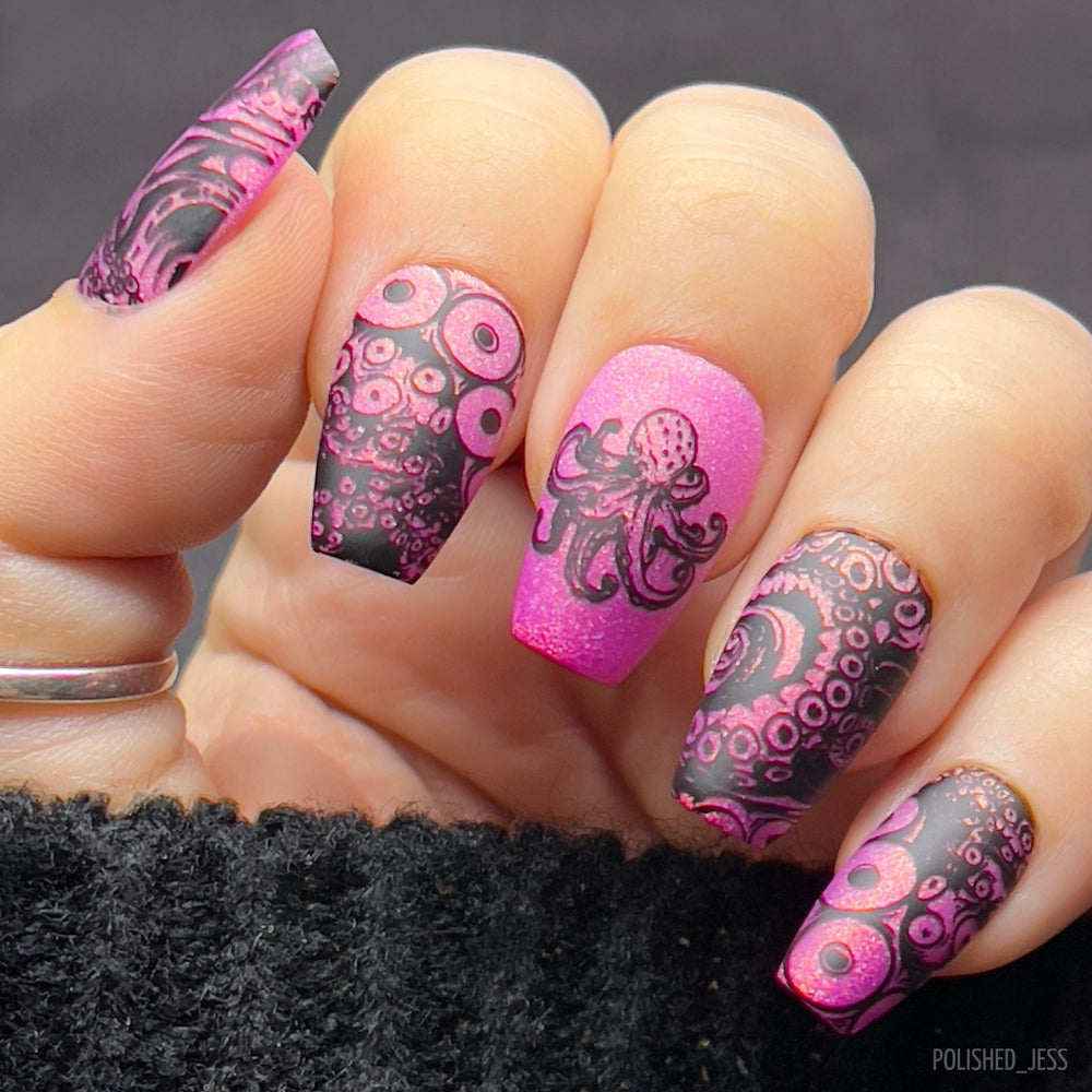 OctoScape (M525) - Nail Stamping Plate