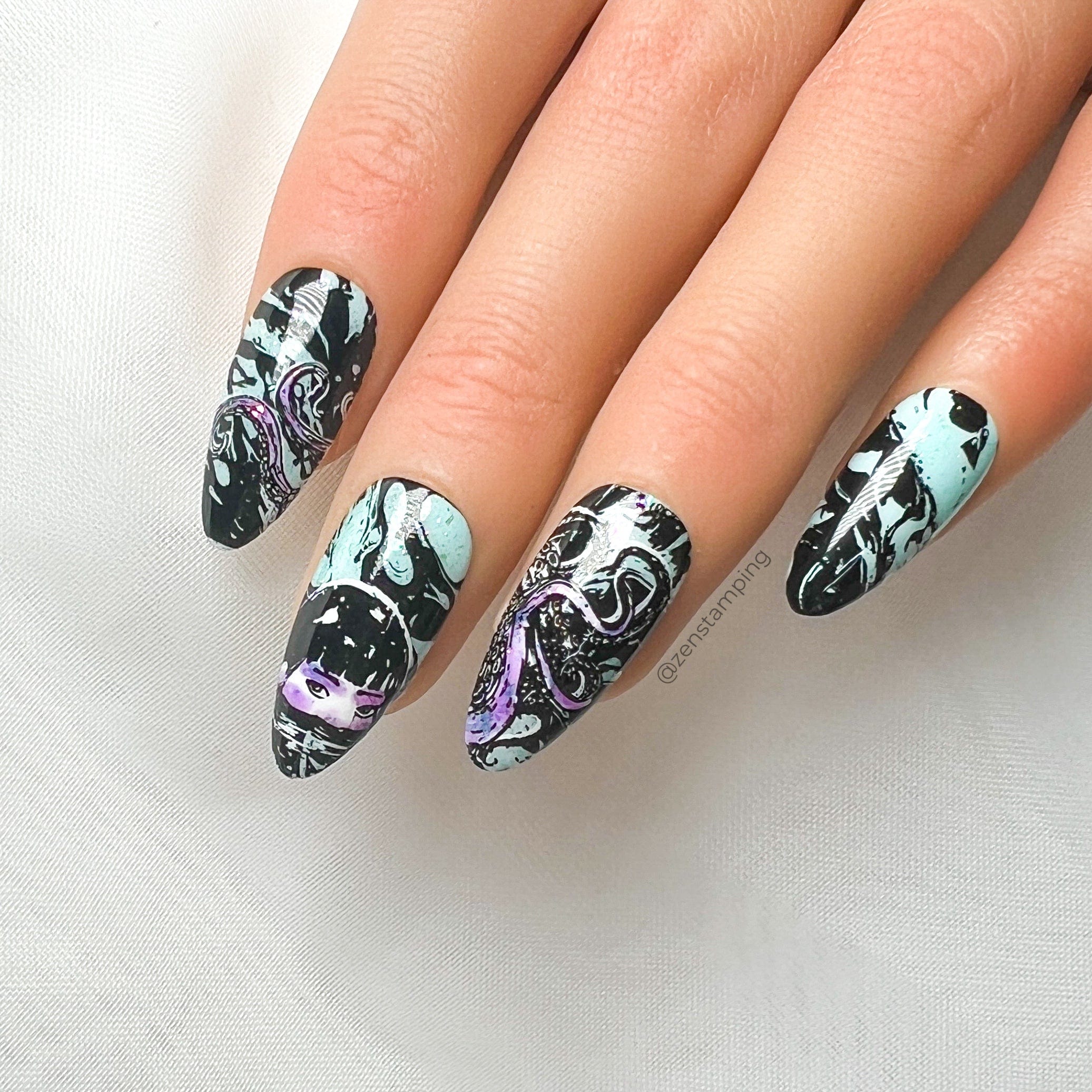 OctoScape (M525) - Nail Stamping Plate – Maniology