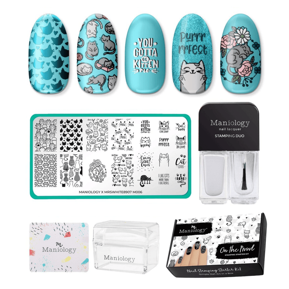 On the Prowl: Cat-Themed Nail Stamping Starter Kit