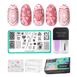 Opposites Attract: Valentine-Themed Nail Stamping Starter Kit