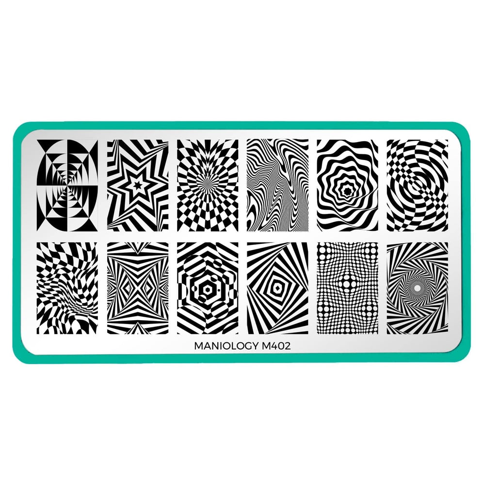 Optic Twisters (M402) - Nail Stamping Plate