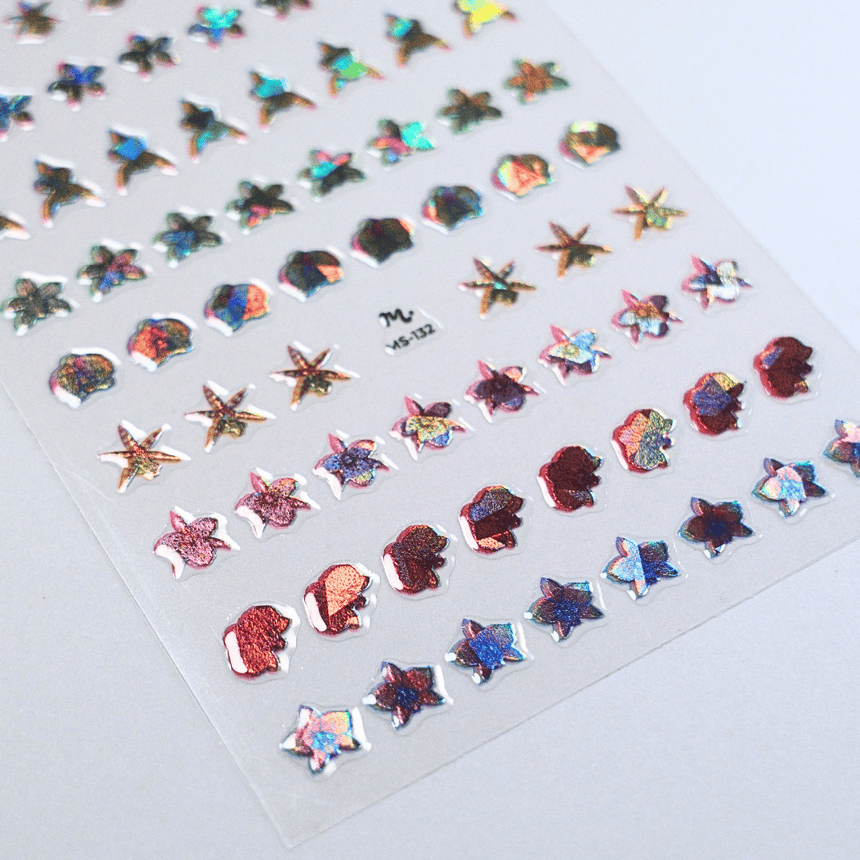 Orchids Garden (MS-132) - Nail Art Sticker