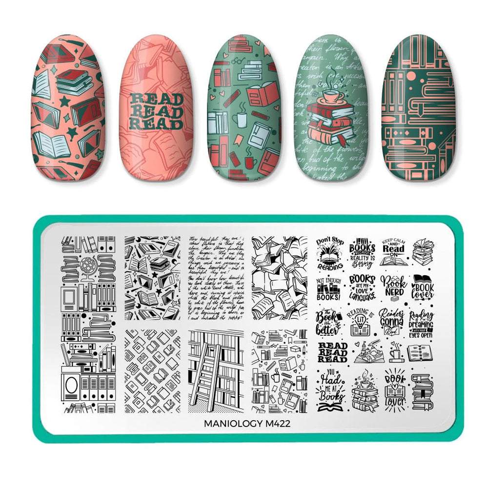 Page Turners (M422) - Nail Stamping Plate