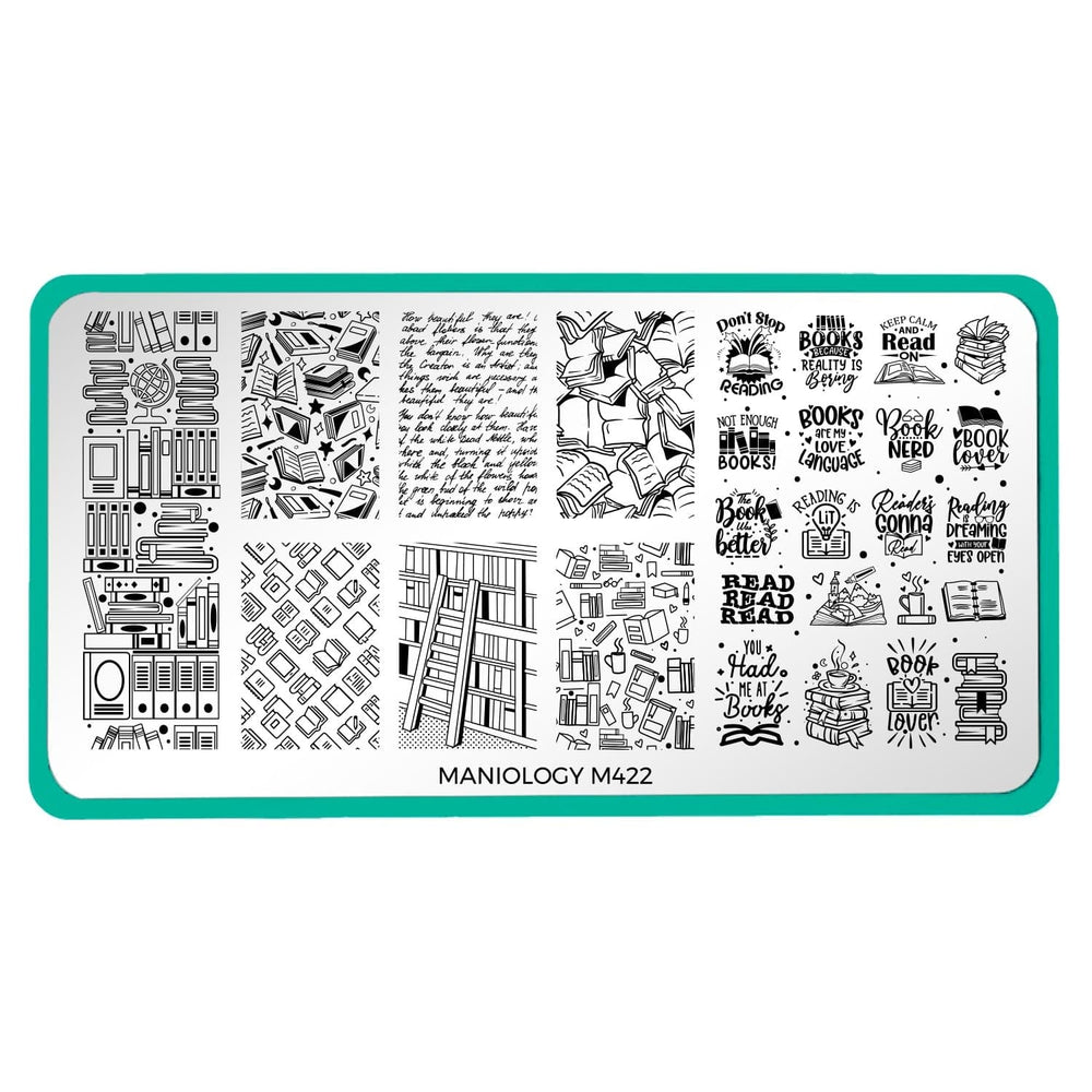 Page Turners (M422) - Nail Stamping Plate