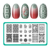 Painted Eaves (M688) - Nail Stamping Plate