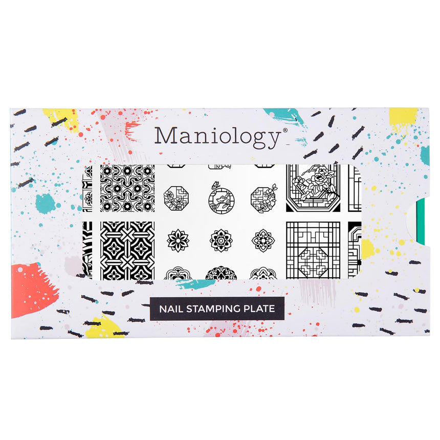 Painted Eaves (M688) - Nail Stamping Plate