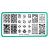 Painted Eaves (M688) - Nail Stamping Plate