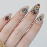 Painted Eaves (M688) - Nail Stamping Plate