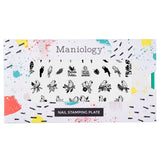 Parrots in Paradise Sanctuary (M624) - Nail Stamping Plate