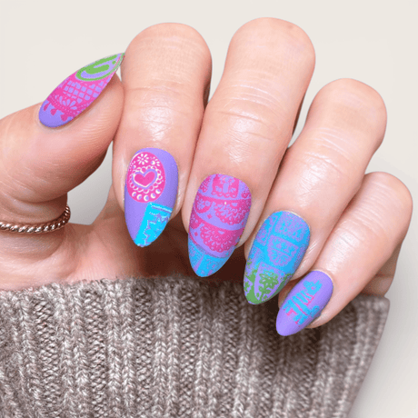 Party Animal (M700) - Nail Stamping Plate