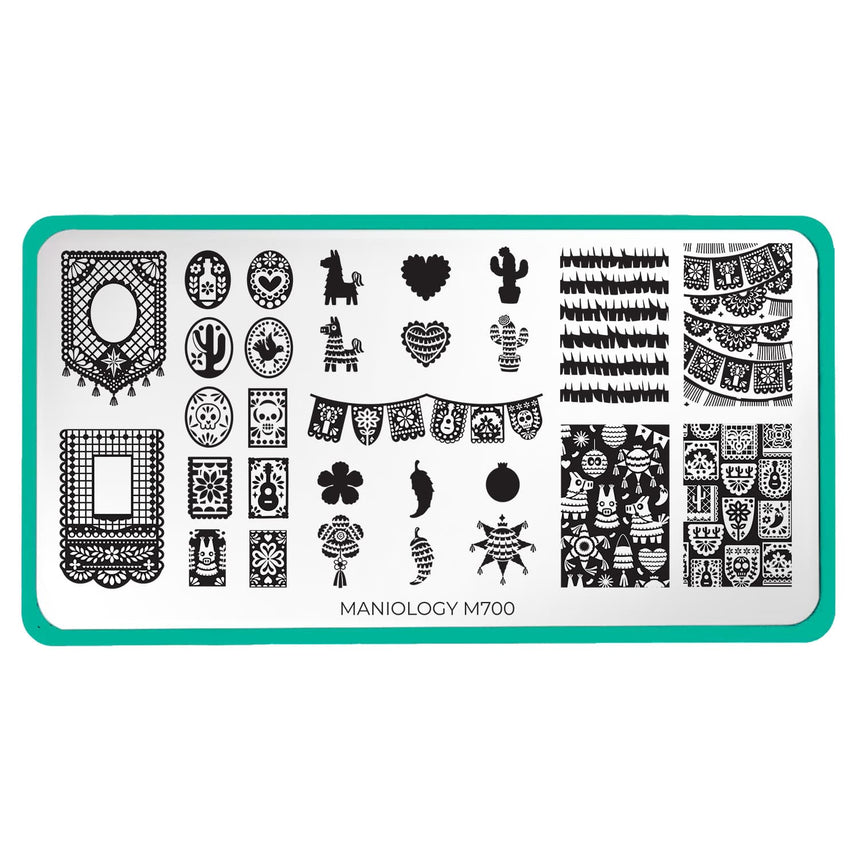 Party Animal (M700) - Nail Stamping Plate