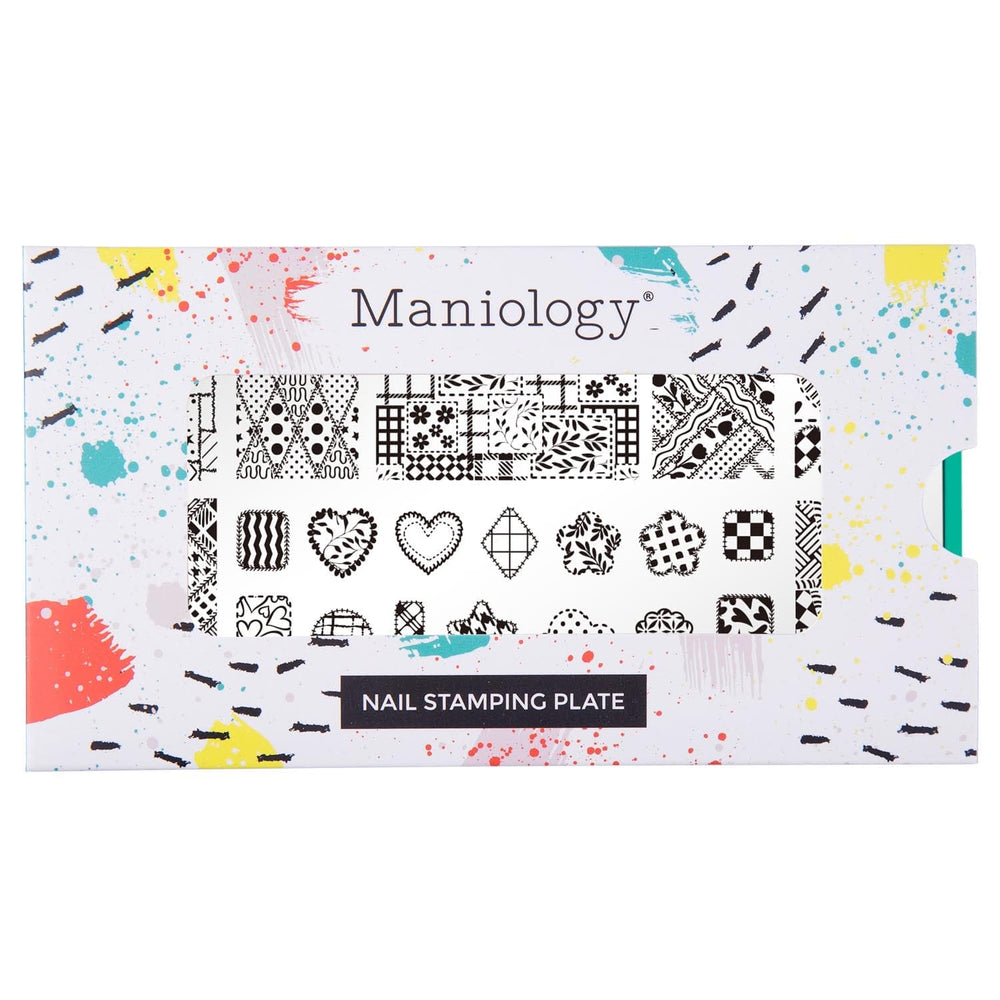 Patchwork (M484) - Nail Stamping Plate