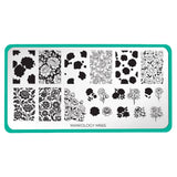 Peony Petals (M665) - Nail Stamping Plate