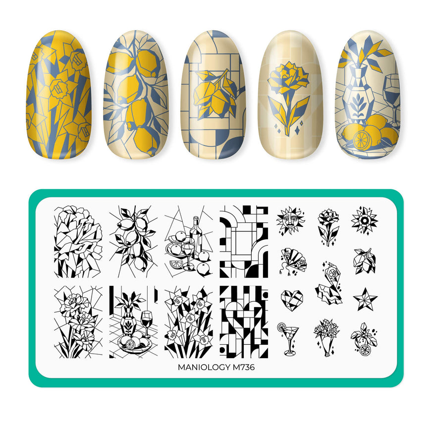 Perfect Angles (M736) - Nail Stamping Plate