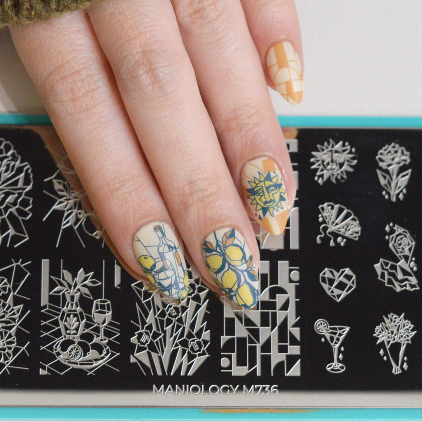 Perfect Angles (M736) - Nail Stamping Plate