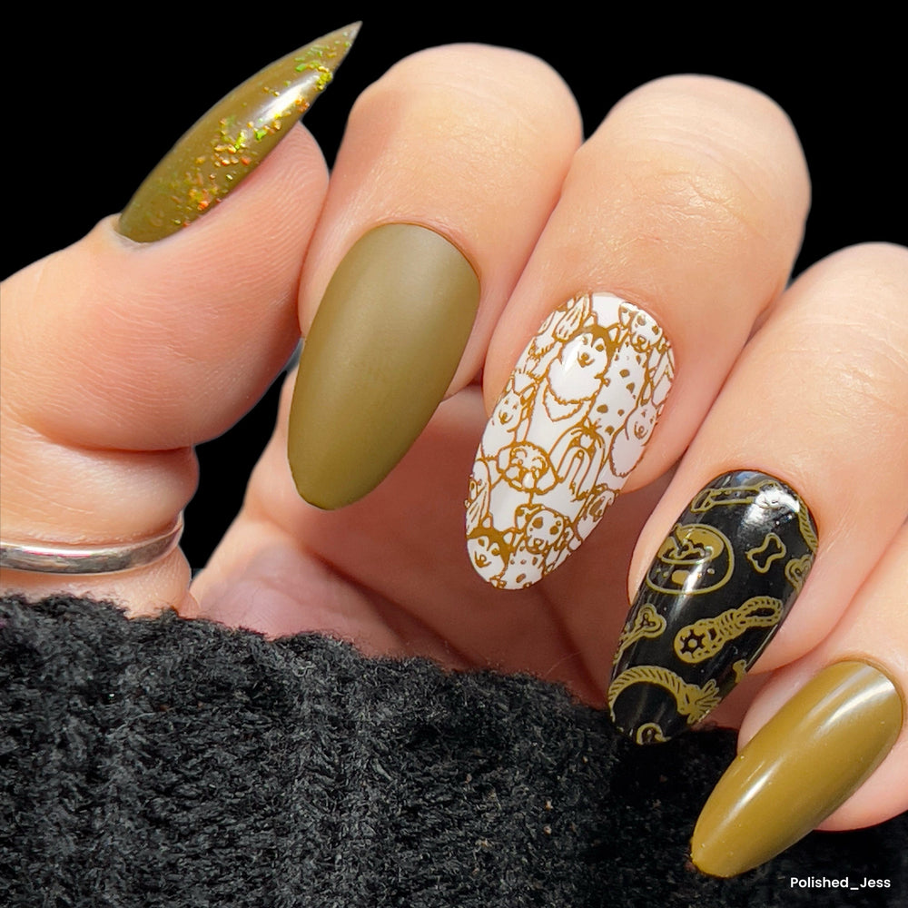 Perfect Trio: 3 Piece Caramel Delight Stamping Polish Collection