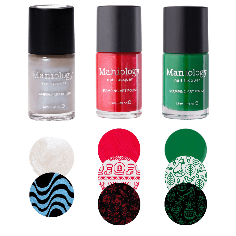 Perfect Trio: 3 Piece Mystic Gleam Stamping Polish Collection