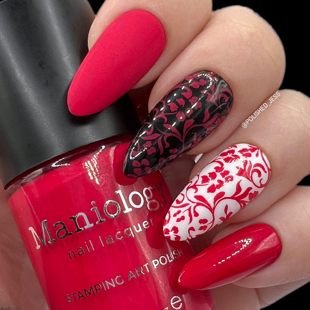 Perfect Trio: 3 Piece Pink Petals Stamping Polish Collection