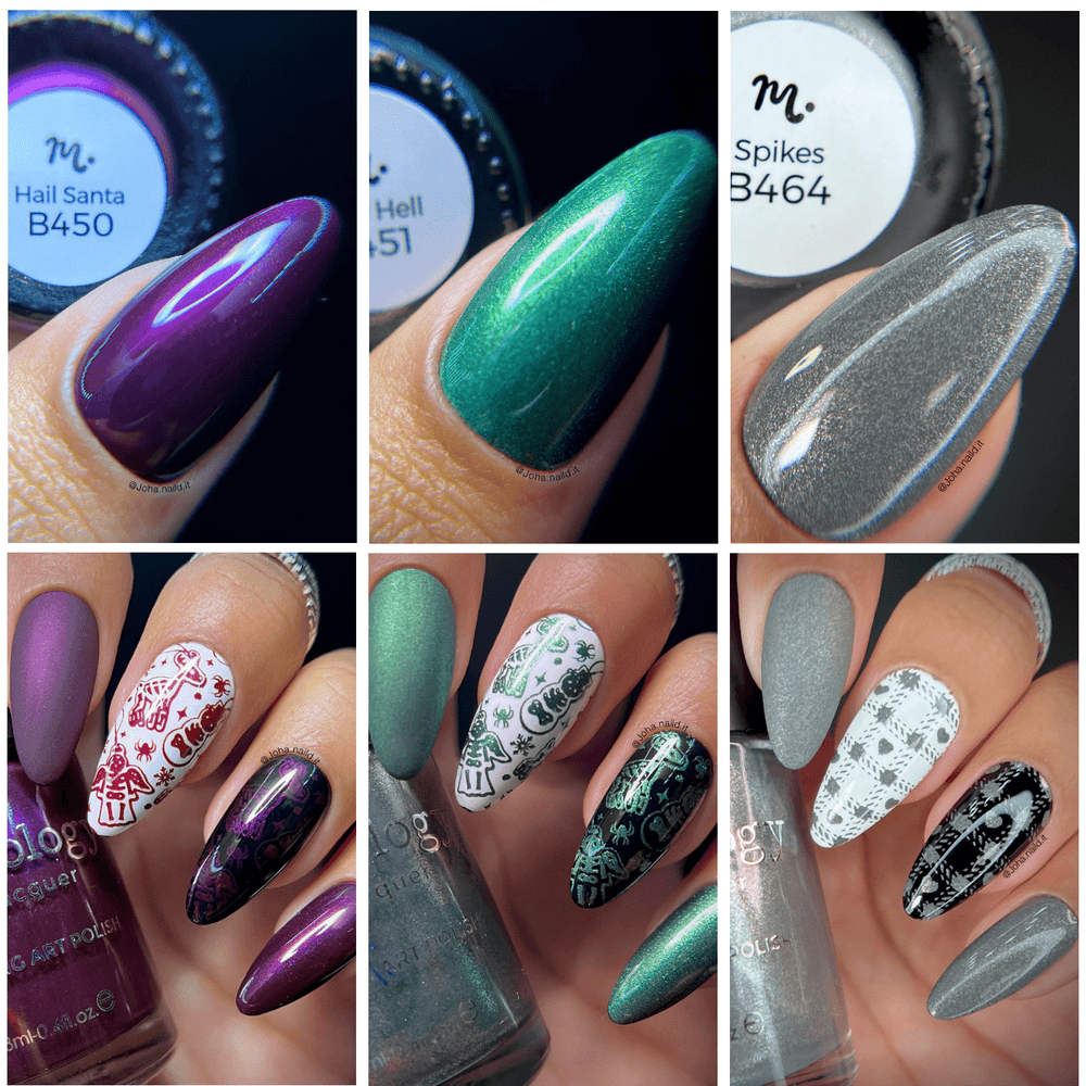 Perfect Trio: 3 Piece Starlit Jewel Stamping Polish Collection