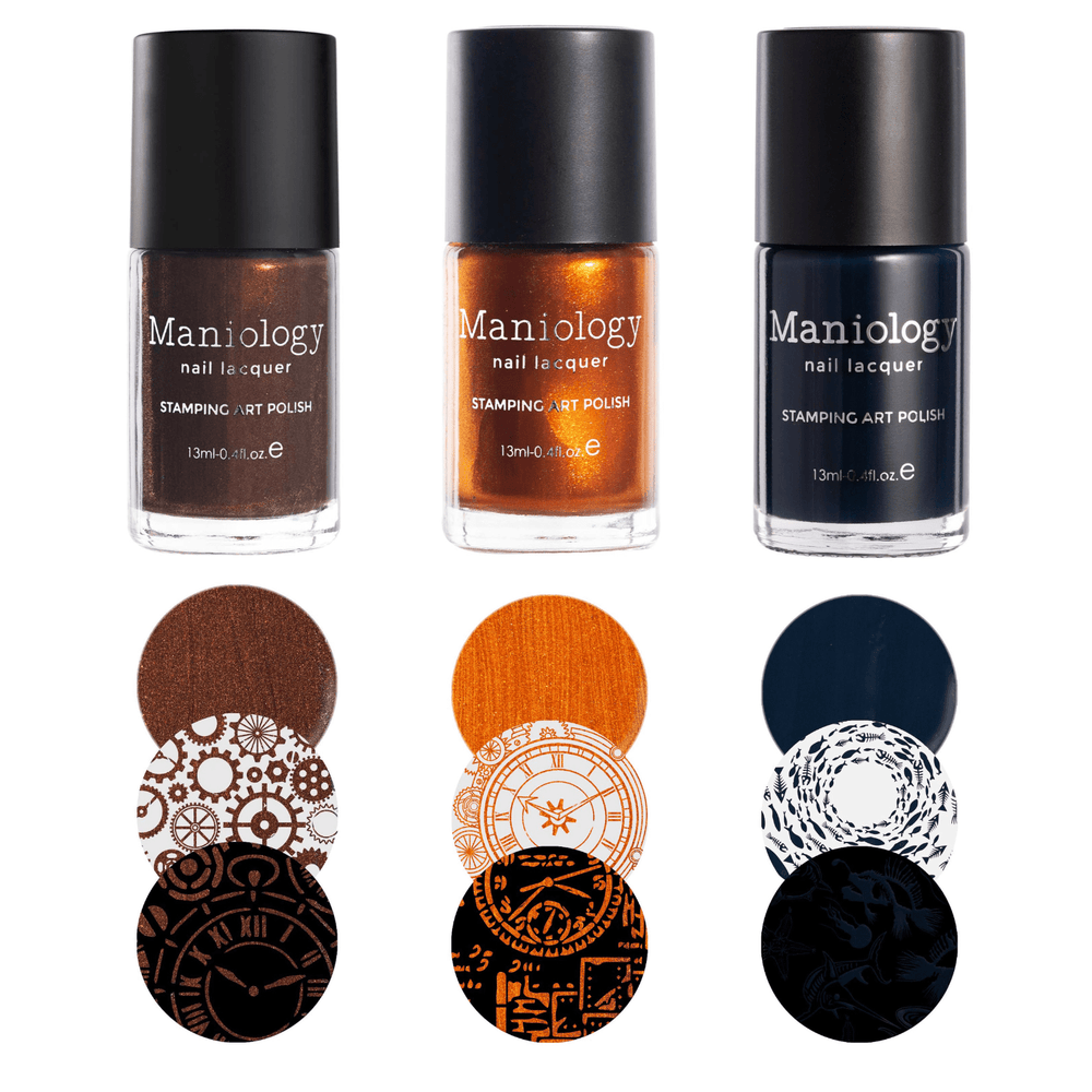 Perfect Trio: 3 Piece Woodland Whispers Stamping Polish Collection