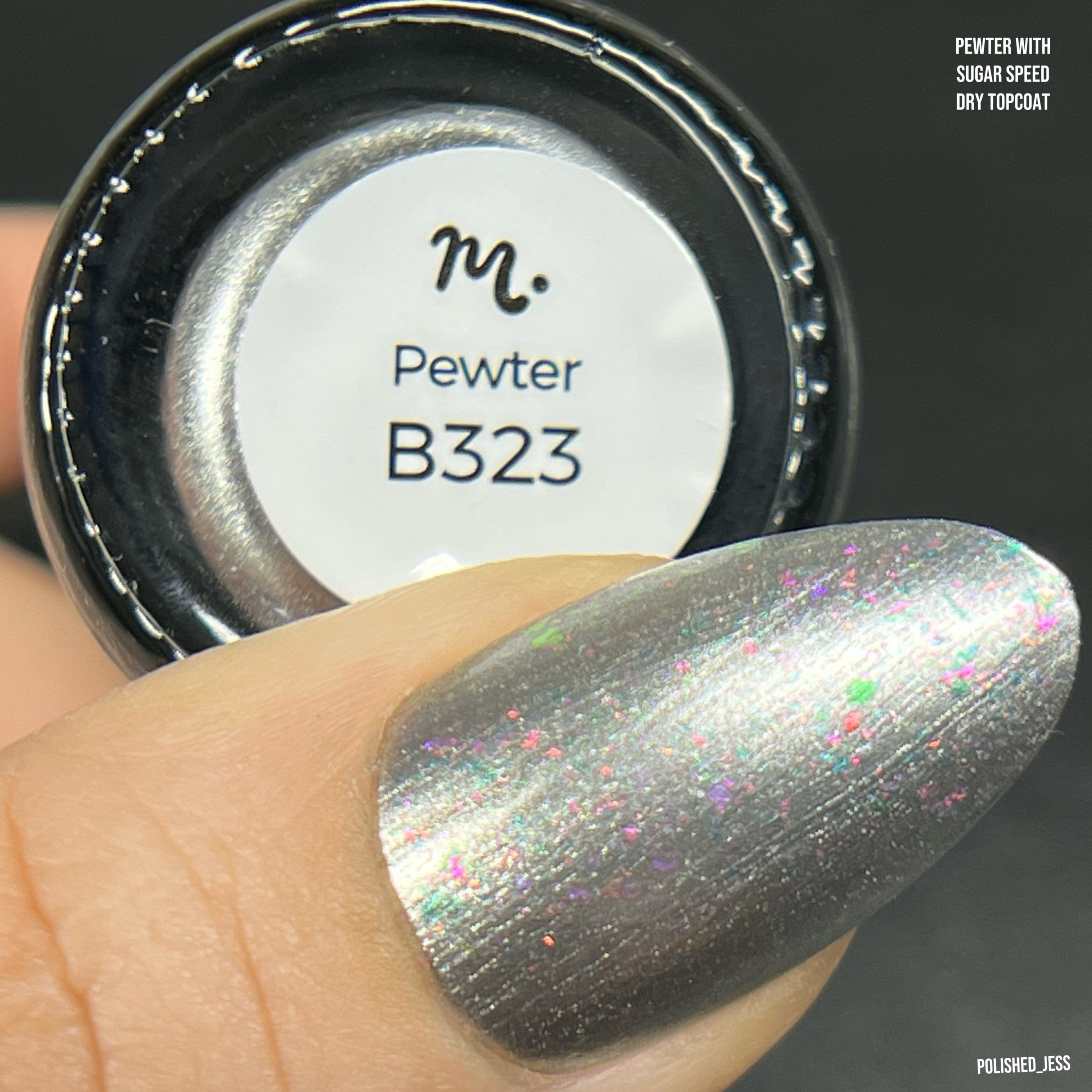 M nail！ maniology-pewter-b323-silver-