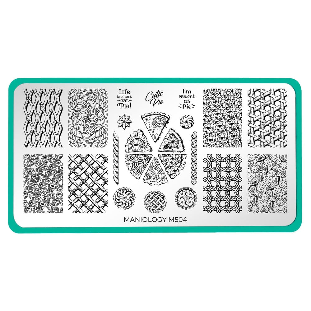 Pie Contest (M504) - Nail Stamping Plate