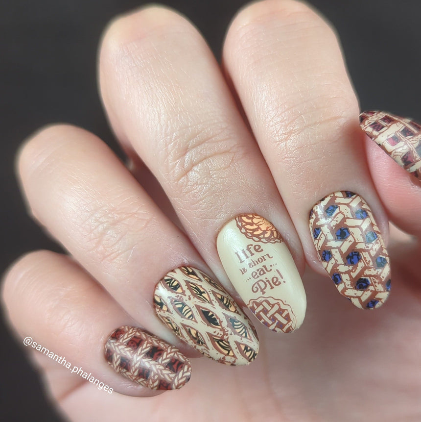 Pie Contest (M504) - Nail Stamping Plate