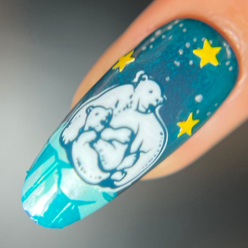 Polar Bears (M537) - Nail Stamping Plate