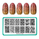 Polished Swirls (M658) - Nail Stamping Plate