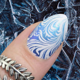 Polished Swirls (M658) - Nail Stamping Plate