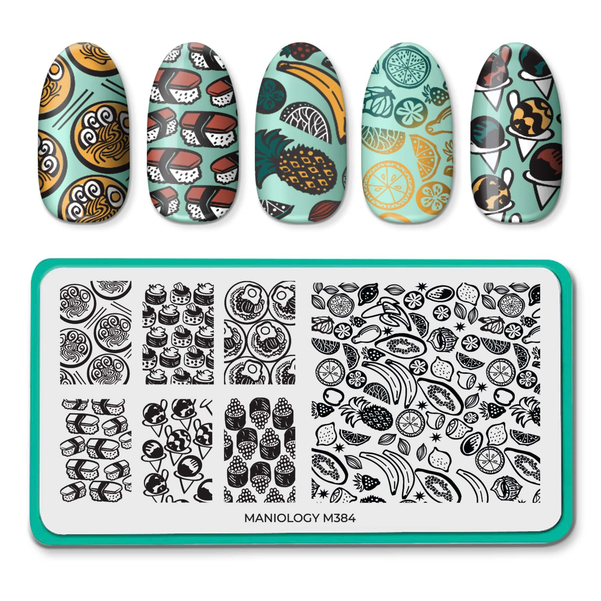 Buy Royalkart Nail Art Stamping Plate with Silicone Stamper & Finger Tip  (TO-16) for Women Online in India