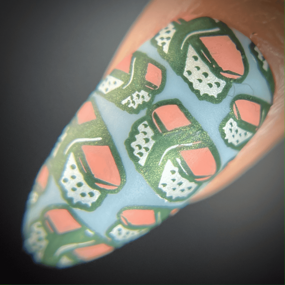 Polynesia: Local Kine Grindz (M384) - Nail Stamping Plate