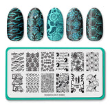 Polynesia: Surf's up (M383) - Nail Stamping Plate
