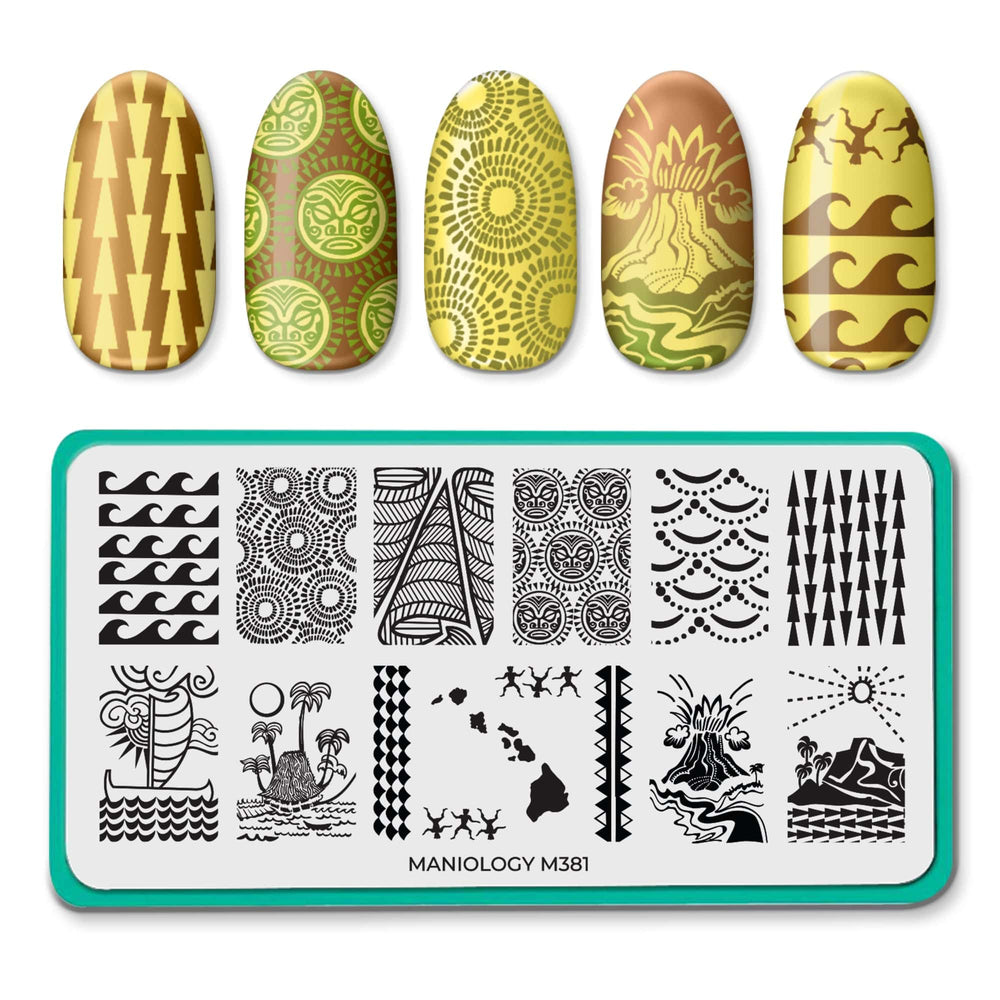 Polynesia: Voyagers (M381) - Nail Stamping Plate